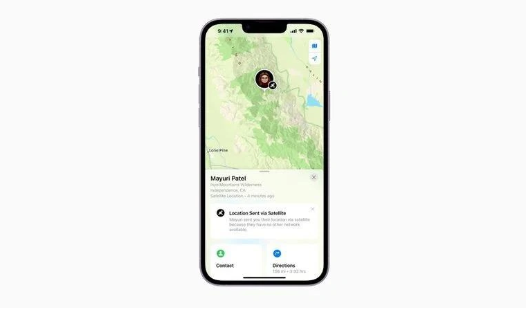 磐石苹果14维修分享iPhone14系列中 FindMy功能通过卫星分享位置方法教程 